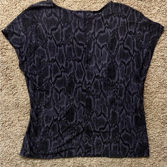 Jennifer Lopez Woman XXL Purple Snake Skin Crisscross design Great Condition - Picture 5 of 14